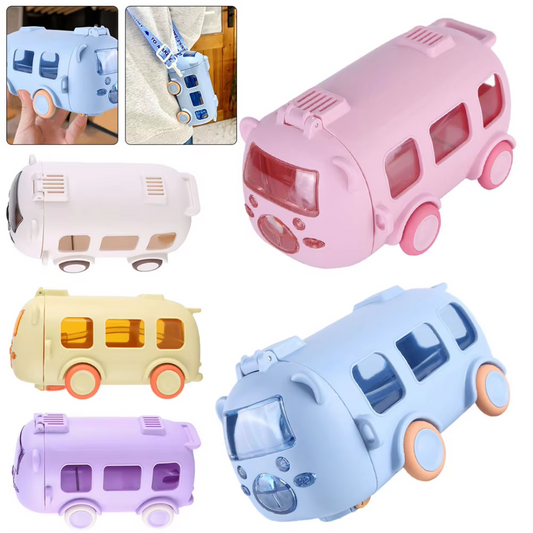 Bus Shape Water Sipper For Kids